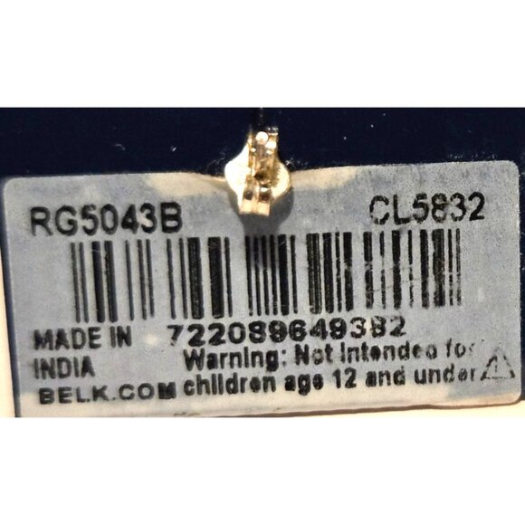 Belk Silverworks Sterling Silver & Gold-Tone Four-Piece Earring Set - Picture 4 of 4